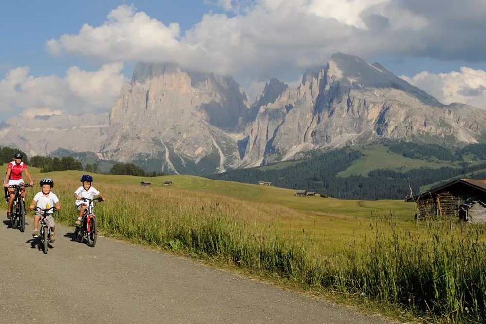 Radurlaub in den Dolomiten